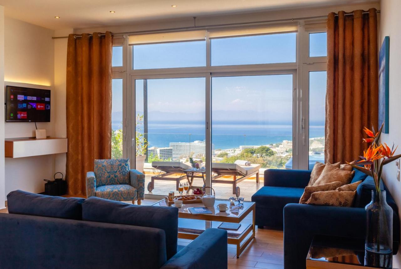 Apartament Flyviewflatsgold Privatehottub With Seaview Ixia  Zewnętrze zdjęcie