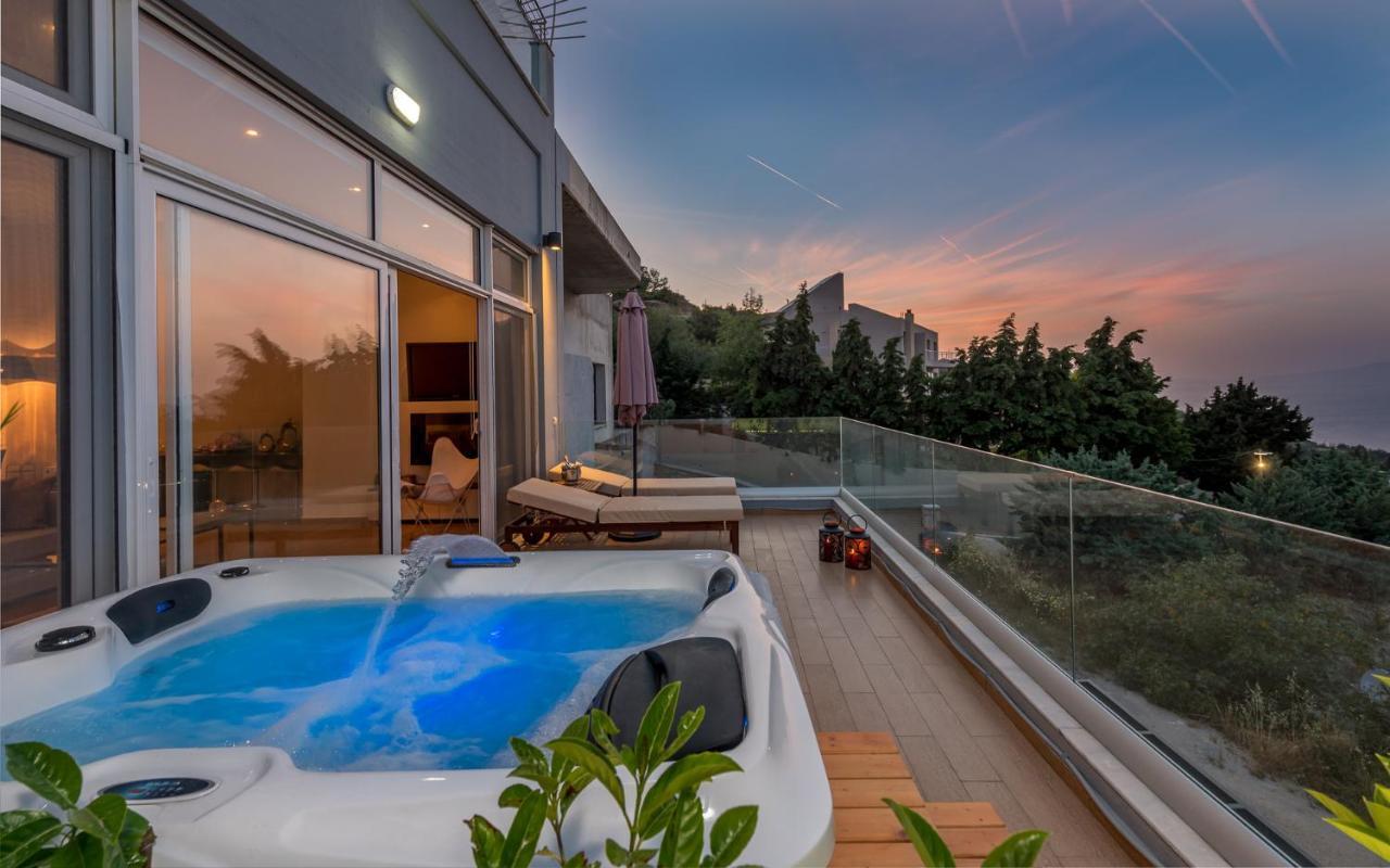 Apartament Flyviewflatsgold Privatehottub With Seaview Ixia  Zewnętrze zdjęcie