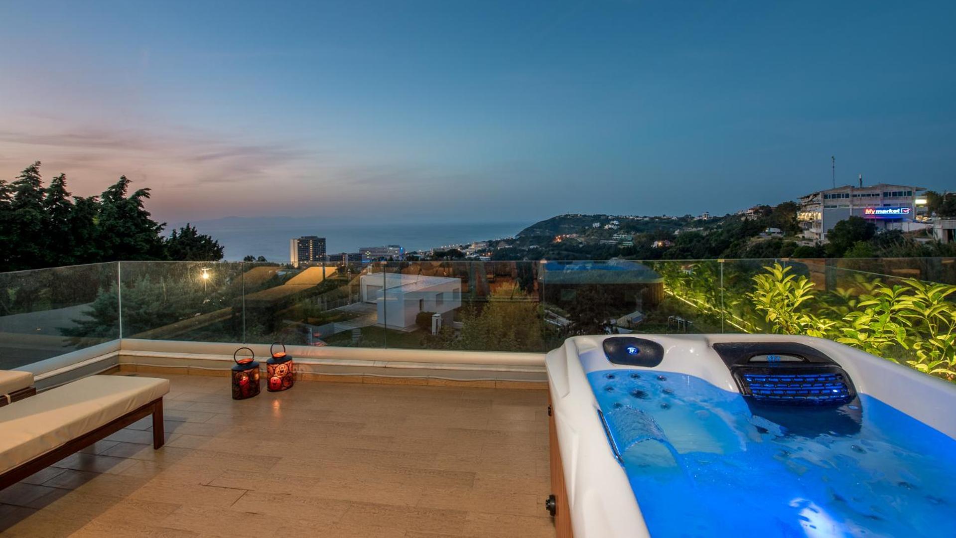 Apartament Flyviewflatsgold Privatehottub With Seaview Ixia  Zewnętrze zdjęcie