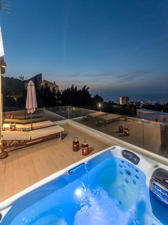 Apartament Flyviewflatsgold Privatehottub With Seaview Ixia  Zewnętrze zdjęcie